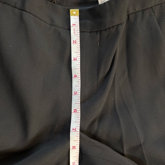 NWT Zara Sz XS Black Flare Leg Trouser Dress Pants With Hand Pockets Flowy - Picture 14 of 16